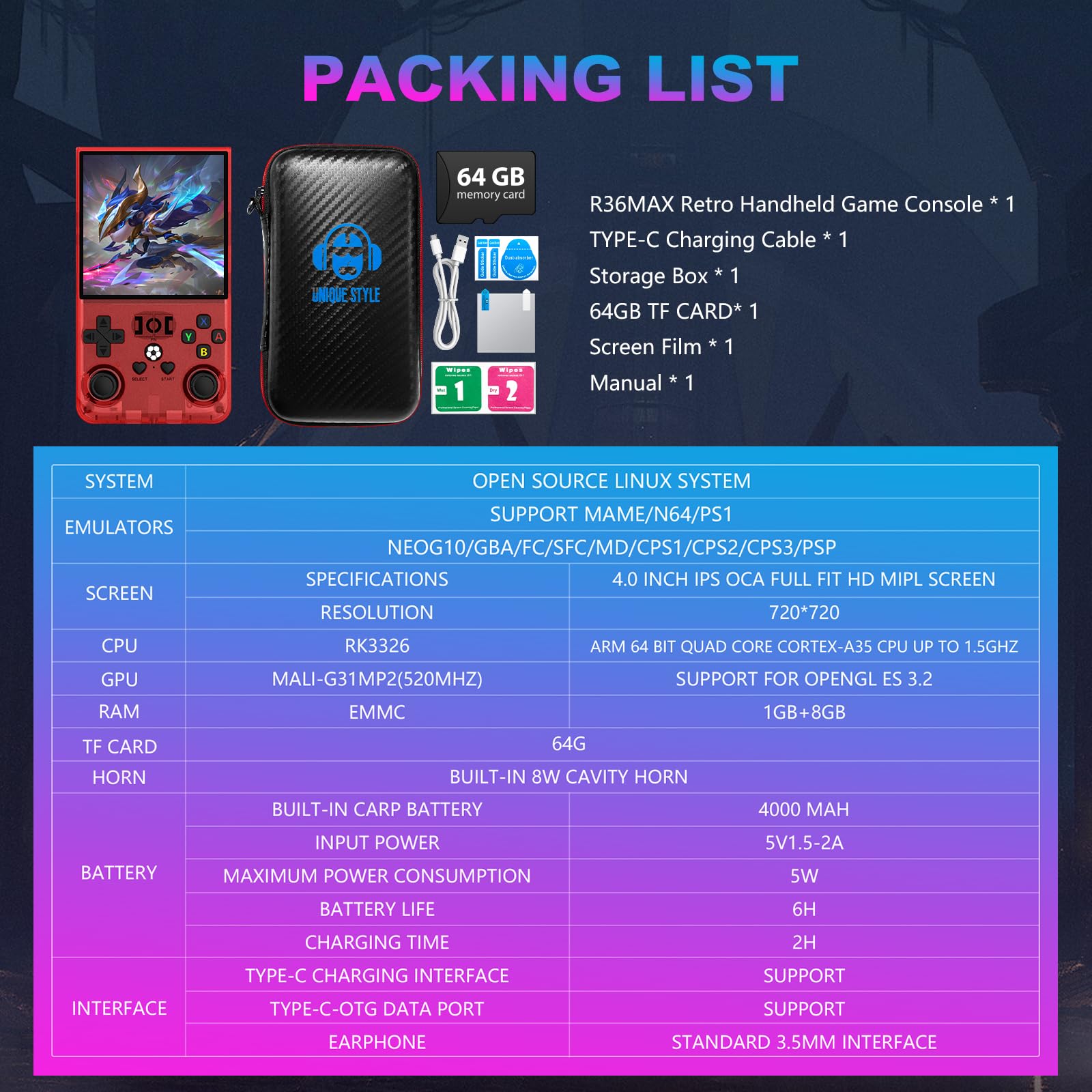 Turbo Console retro gaming console