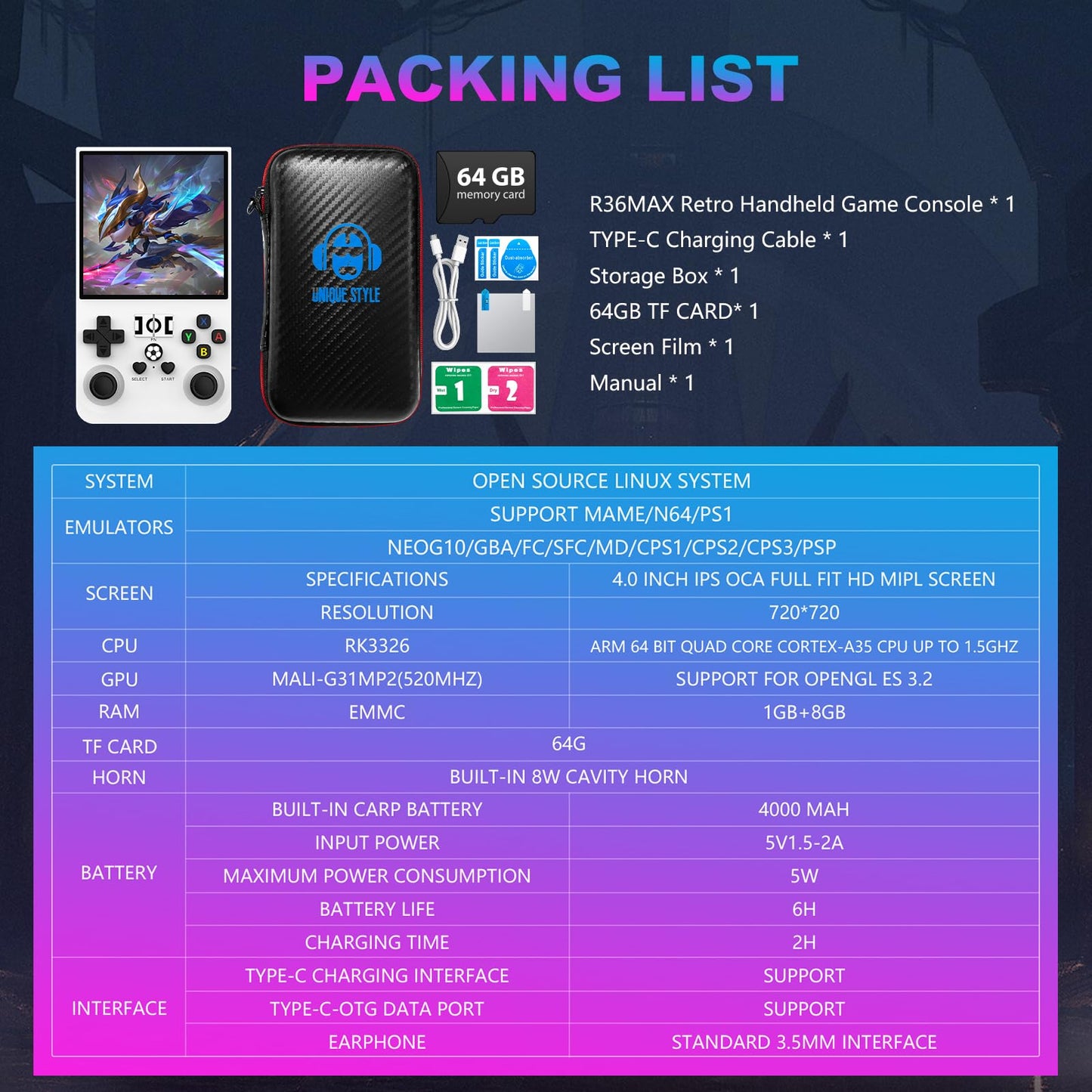 Turbo Console retro gaming console