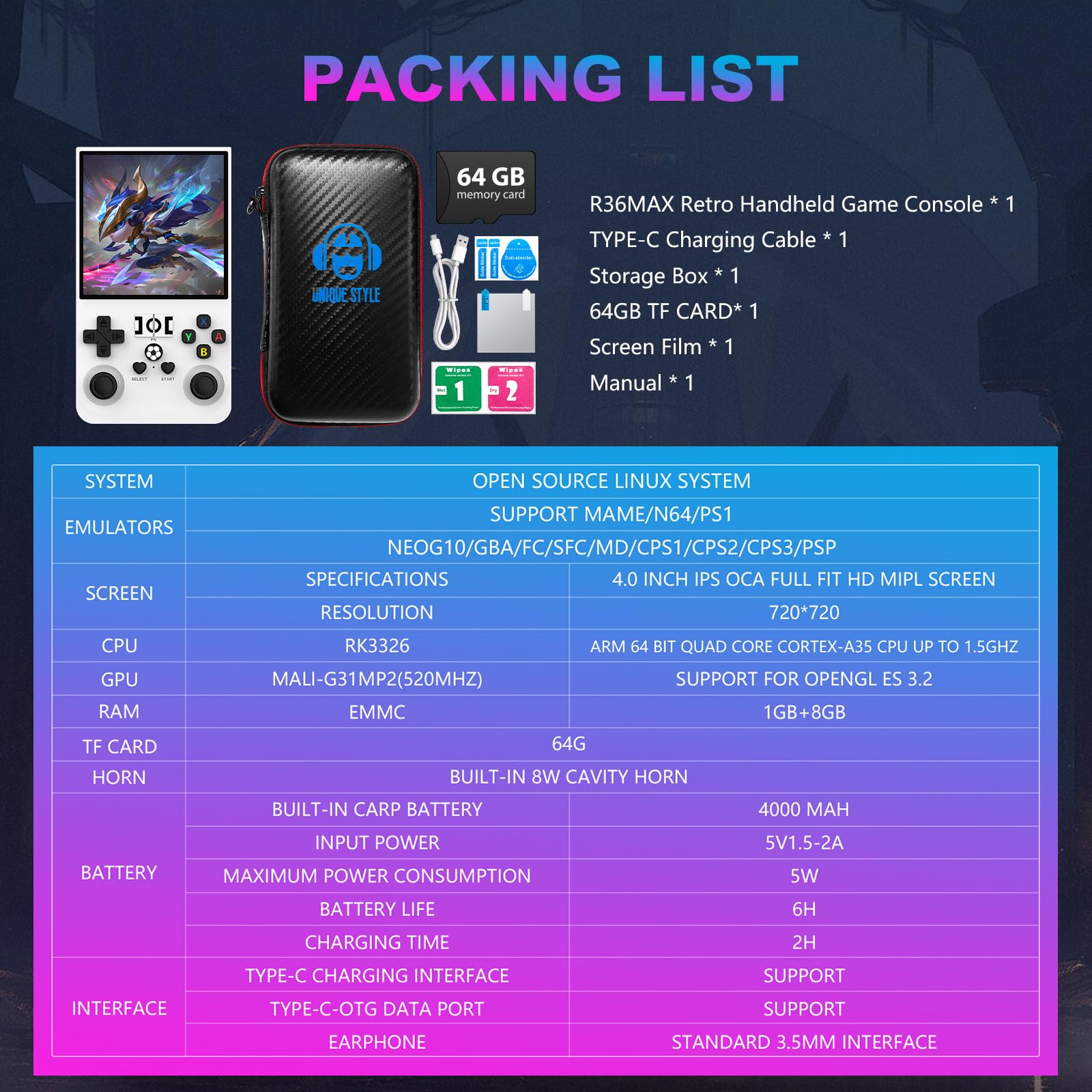 Turbo Console retro gaming console