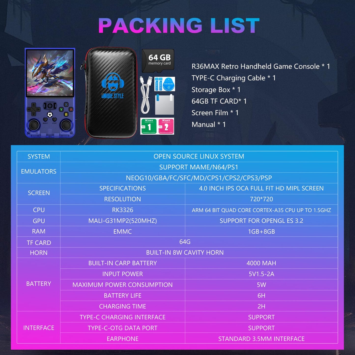Turbo Console retro gaming console