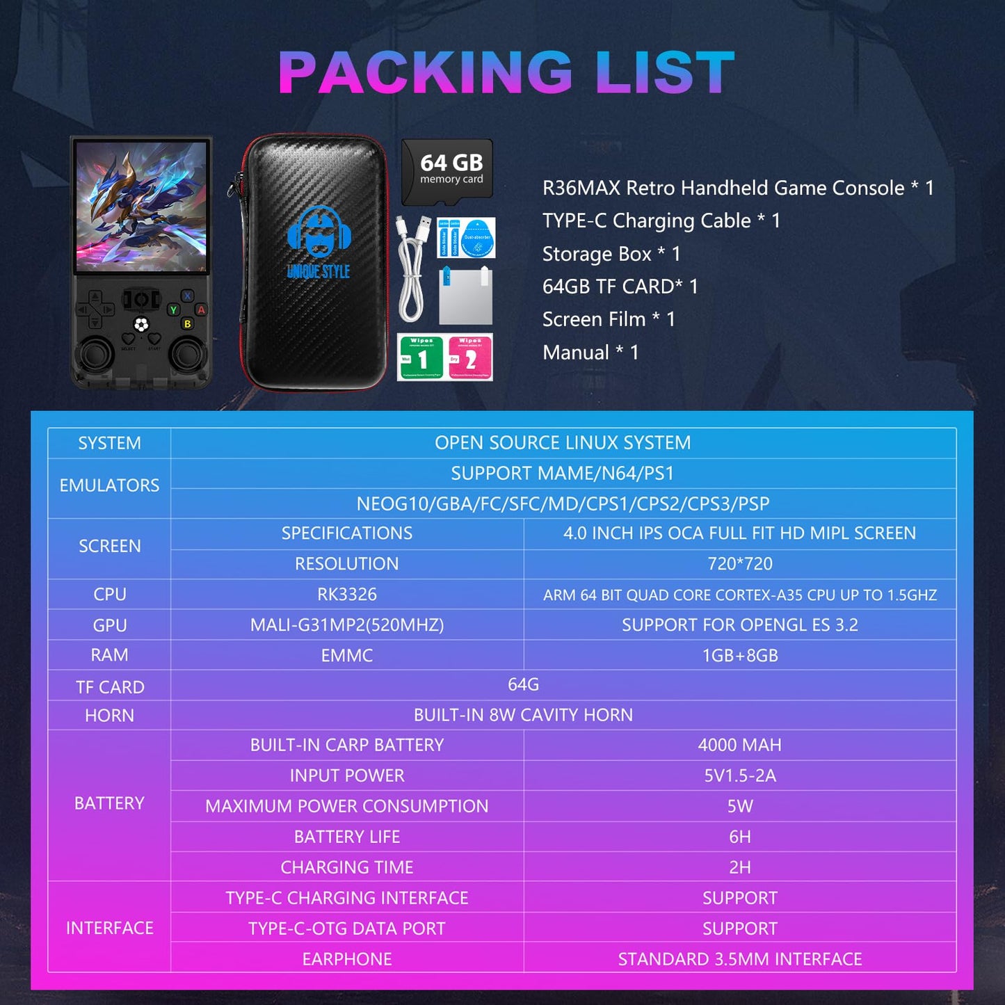 Turbo Console retro gaming console