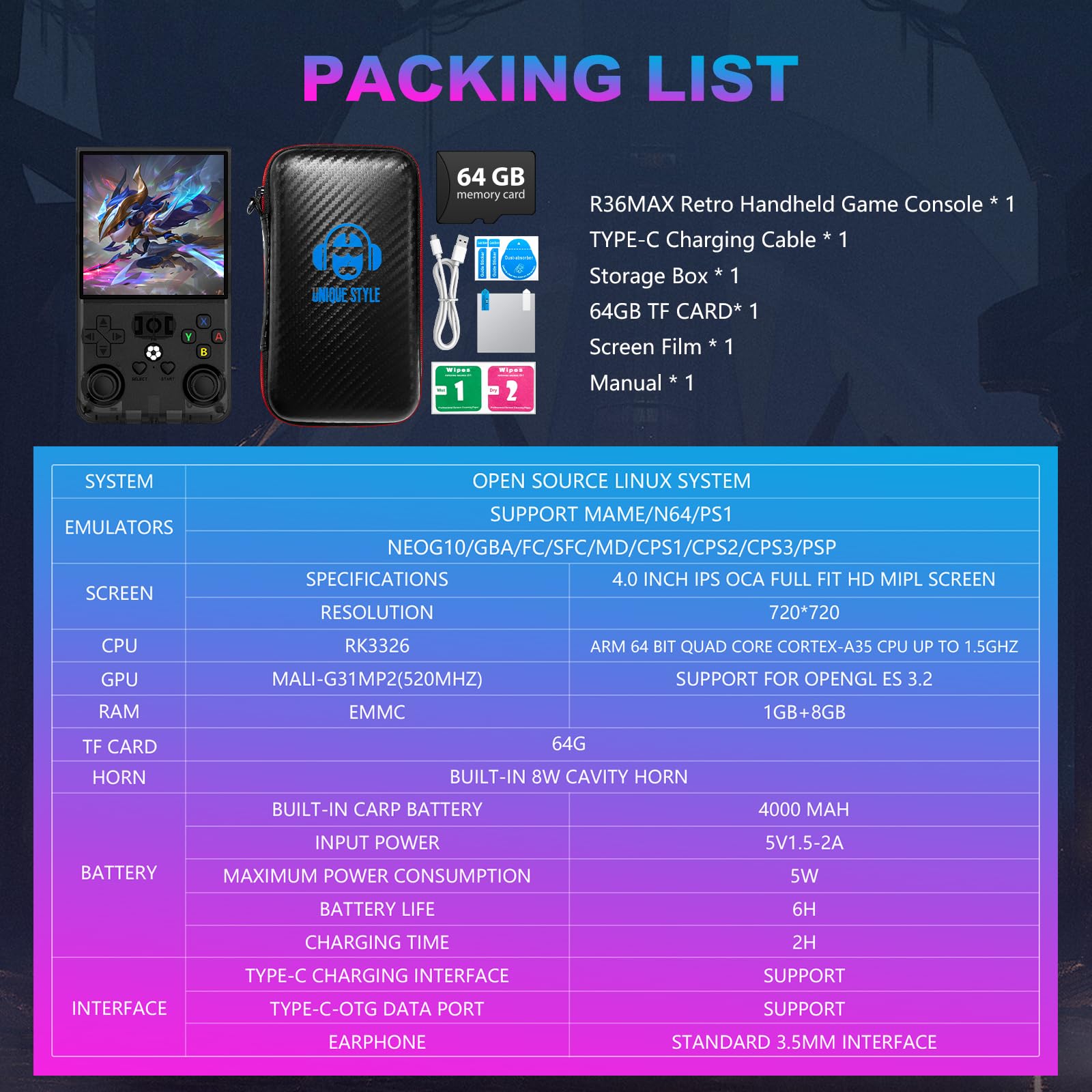 Turbo Console retro gaming console