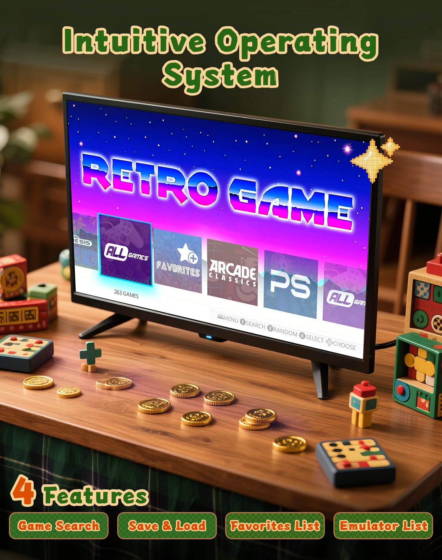 Turbo Console retro gaming console