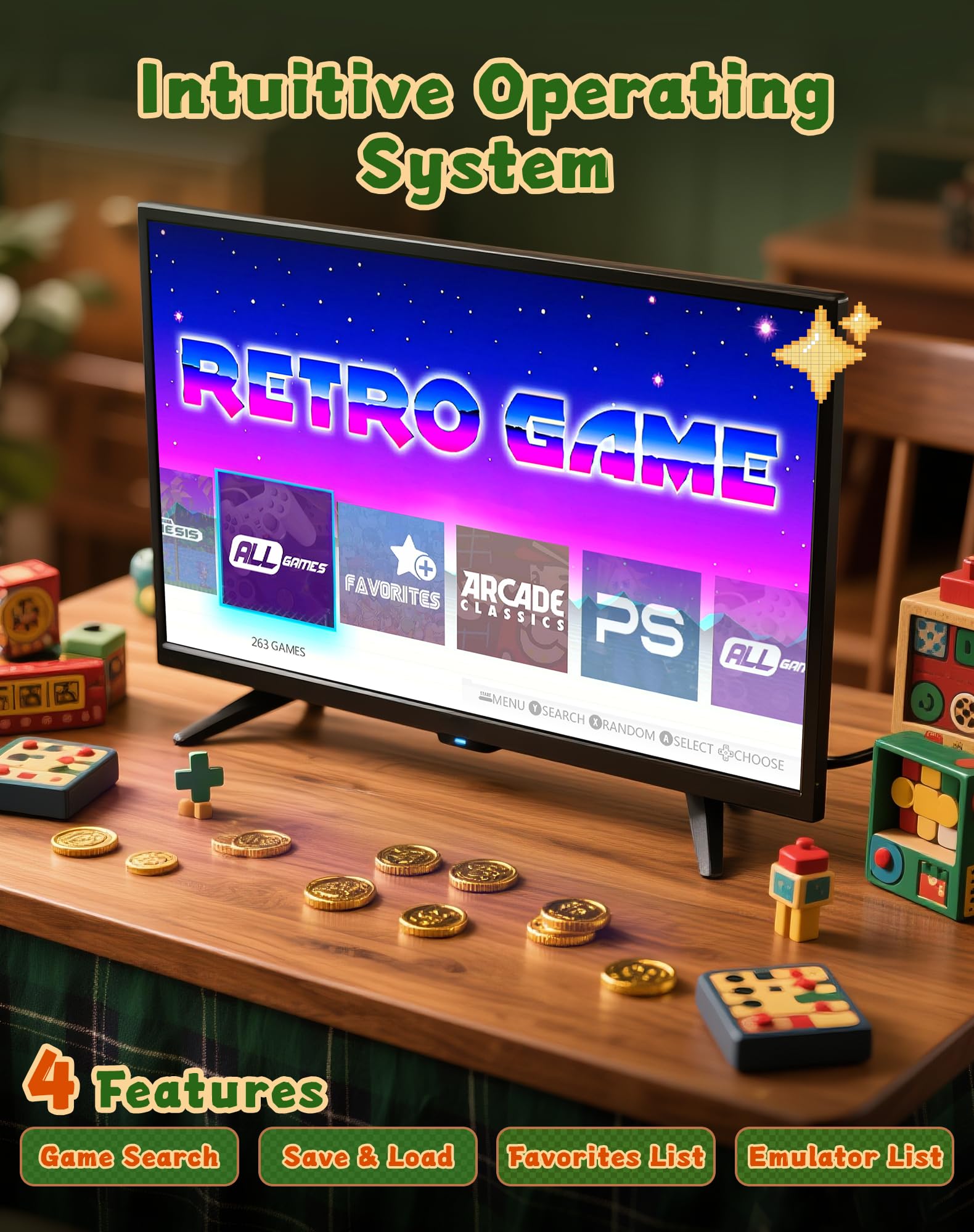 Turbo Console retro gaming console