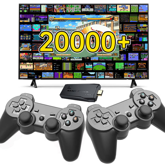 Retro Gaming Stick with 20,000+ Games, 4K HDMI Output, TV-Connectable Plug-and-Play Retro Video Game Console | Turbo Console Gaming Console